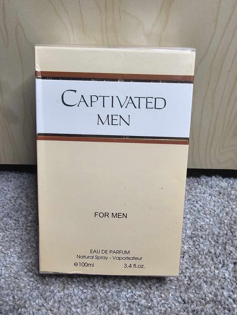 Captivated Men Eau de Parfum - Cream & White Box